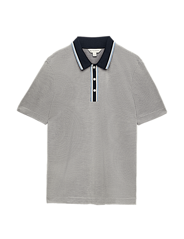 Modal Rich Tipped Soft Polo Shirt