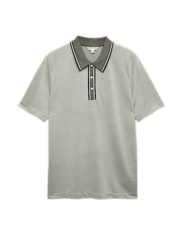 Modal Rich Tipped Soft Polo Shirt