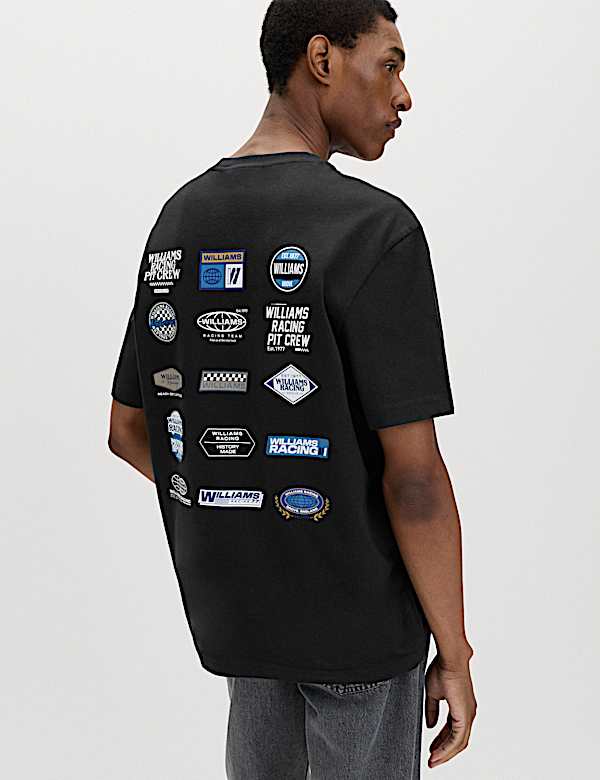 Pure Cotton Williams Racing Graphic T-Shirt - IS