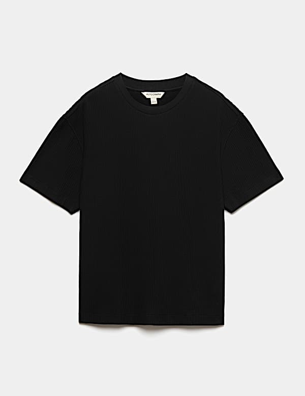 Cotton Rich Oversized Ottoman T-Shirt - MV