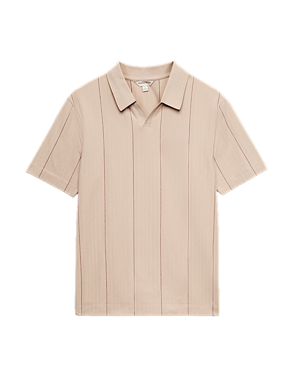 Supima&reg; Cotton Rich Striped Polo Shirt