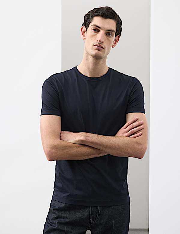 Pure Supima&reg; Cotton Crew Neck T-Shirt - RO