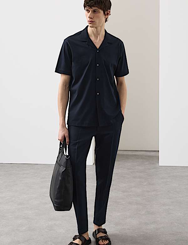 Regular Fit Pure Cotton Short Sleeve Shirt - UA