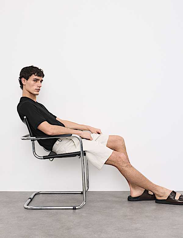 Regular Fit Pure Cotton Short Sleeve Shirt