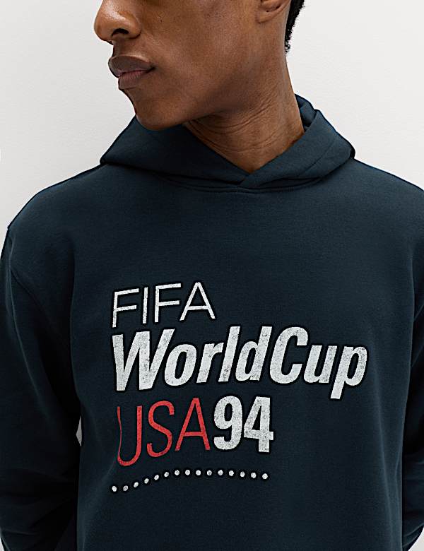 Hoodie mit hohem Baumwollanteil und FIFA&trade; Classics USA - AT
