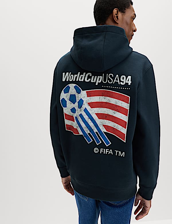 Hoodie mit hohem Baumwollanteil und FIFA&trade; Classics USA - AT