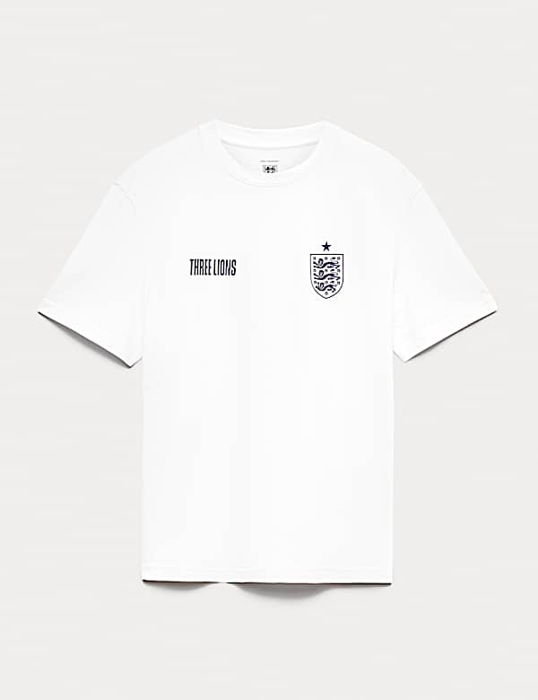 Pure Cotton Crew Neck Graphic T-Shirt - SI