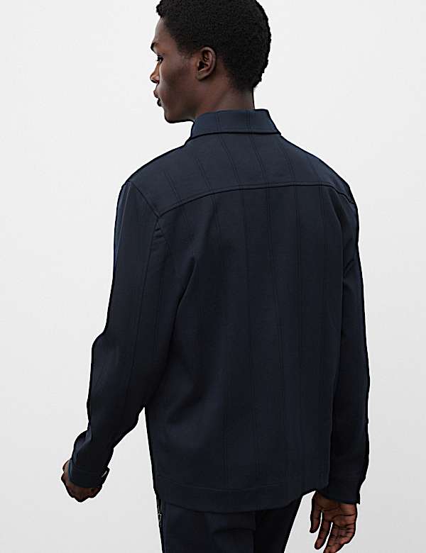 Surchemise 100 % coton maille saut&eacute;e - CA