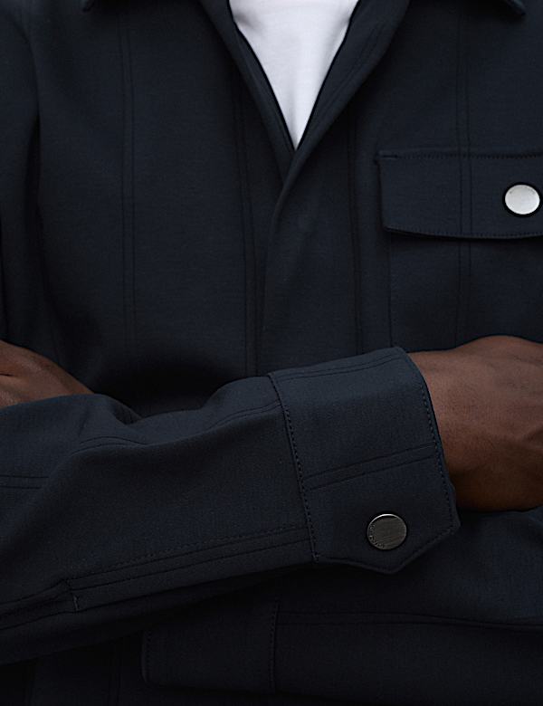 Pure Cotton Drop Needle Overshirt
