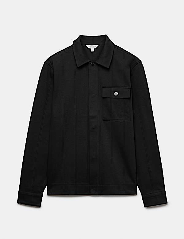 Pure Cotton Drop Needle Overshirt