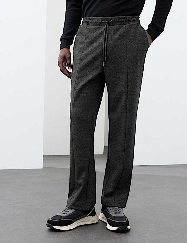 Elasticated Waist Joggers with Wool