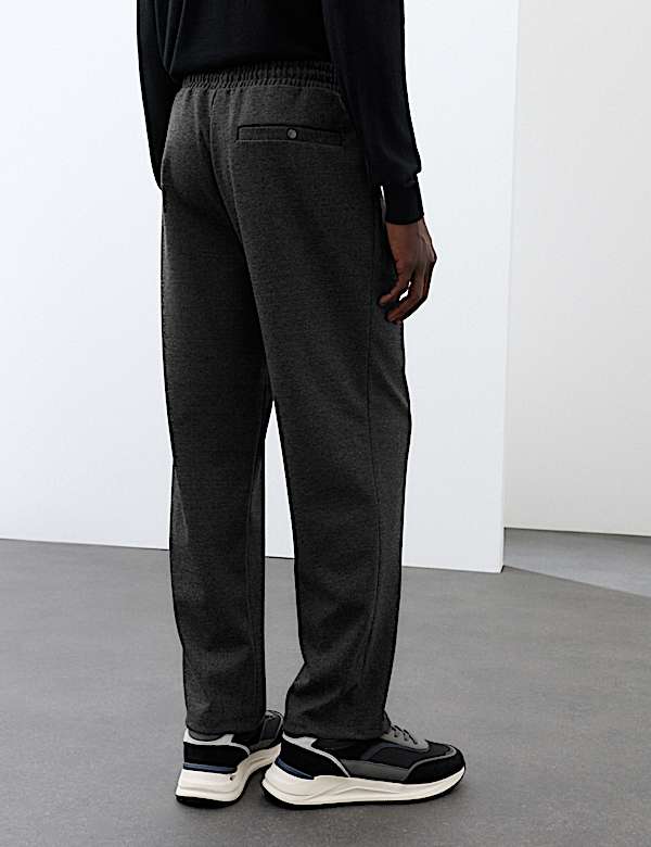 Pantalon de jogging &agrave; taille &eacute;lastique avec laine - CH