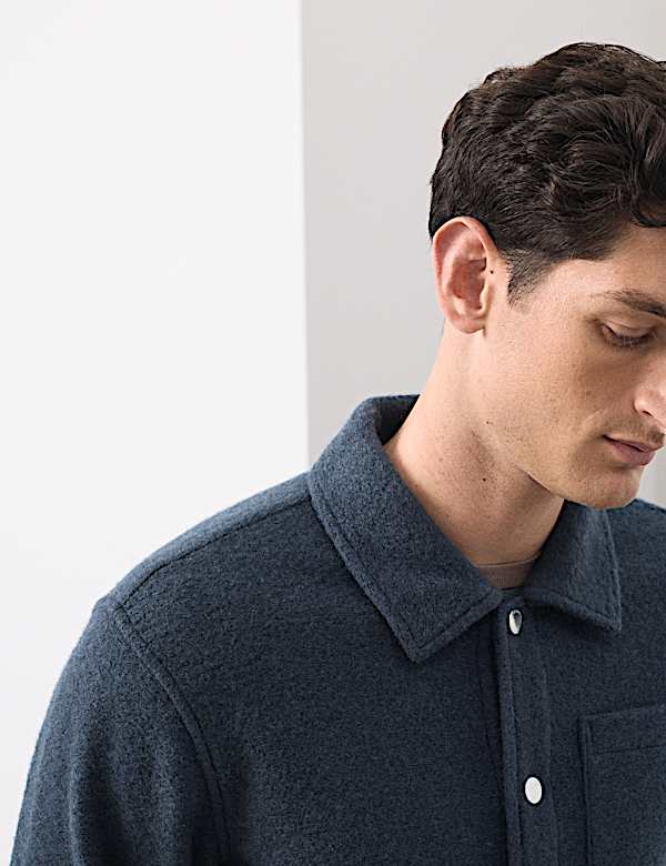 Wool Blend 3 Pocket Fleece Jacket - MX