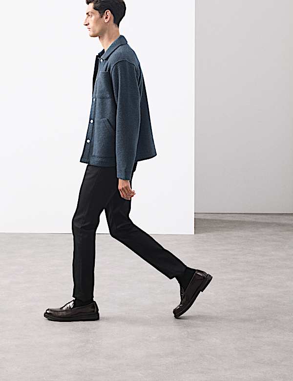 Wool Blend 3 Pocket Fleece Jacket - MX