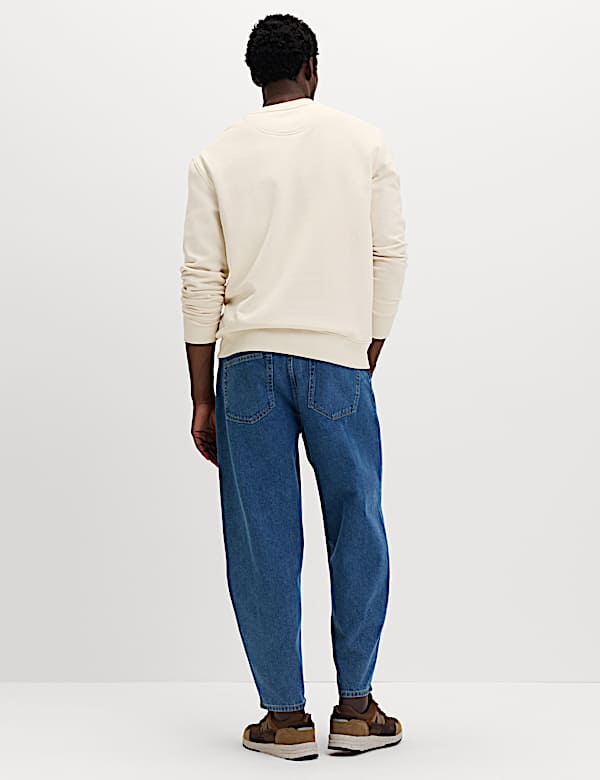 Cotton Rich Boston Embroidered Sweatshirt - SK