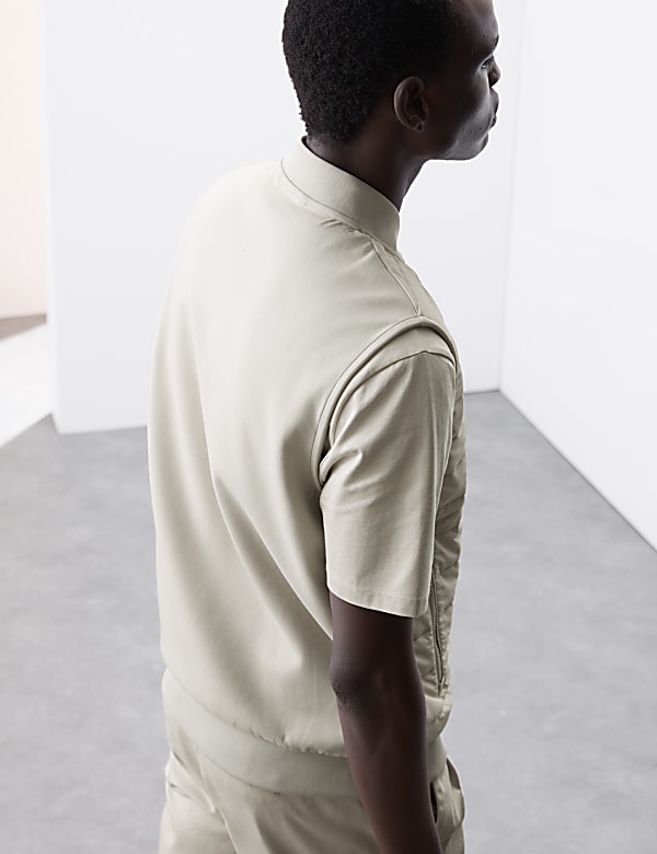 Cotton Rich Zip Up Quilted Gilet with Stormwear&trade; - KG