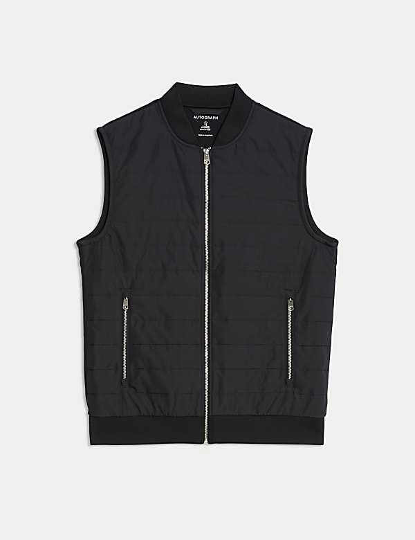 Cotton Rich Zip Up Quilted Gilet with Stormwear&trade; - BN