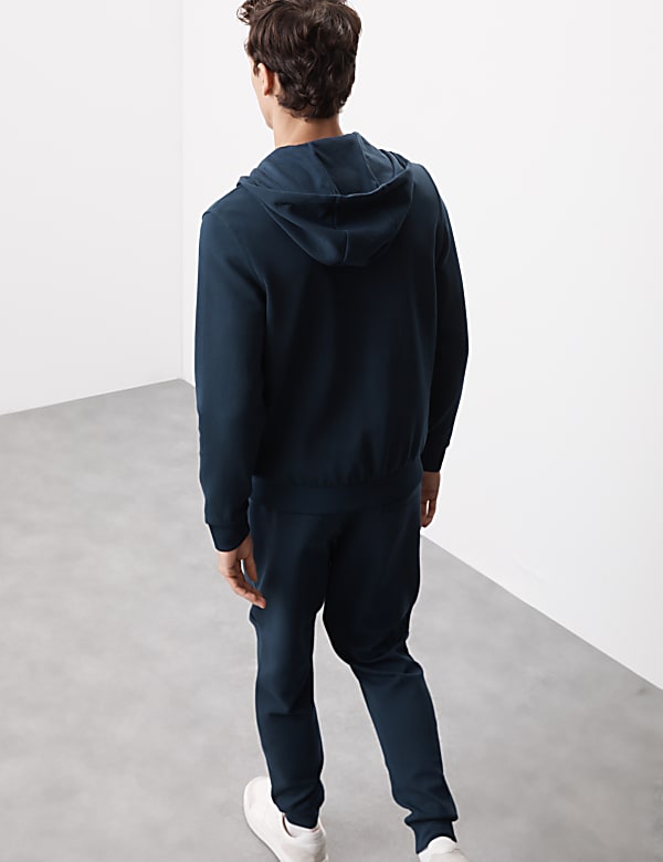 Cotton Rich Zip Up Hooded Jacket with Stormwear™ - CN