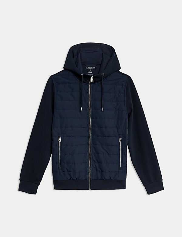 Cotton Rich Zip Up Hooded Jacket with Stormwear™ - CN