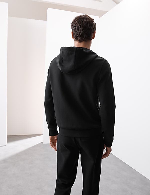 Cotton Rich Zip Up Hooded Jacket with Stormwear™ - NZ