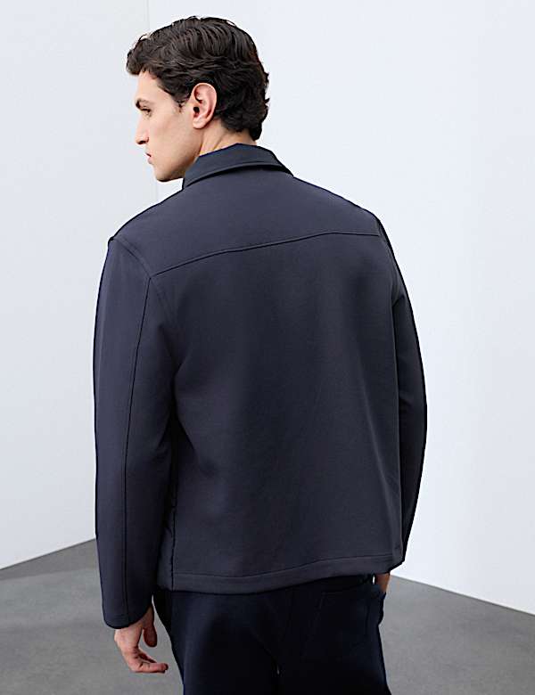 Regular Fit Cotton Rich Hybrid Jacket - CA