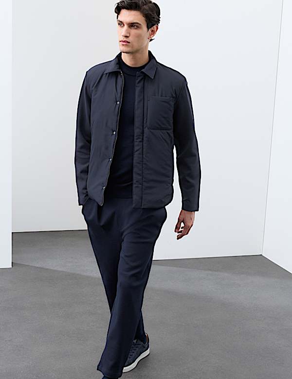 Regular Fit Cotton Rich Hybrid Jacket