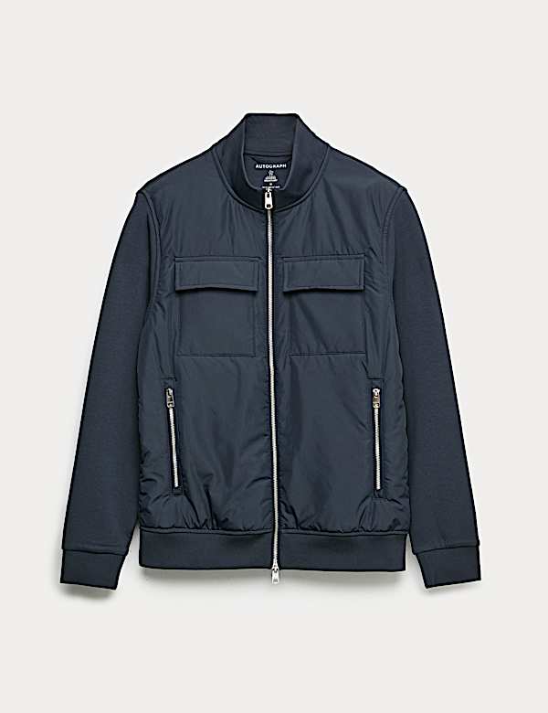 Cotton Rich Zip Up Pocket Jacket - DK