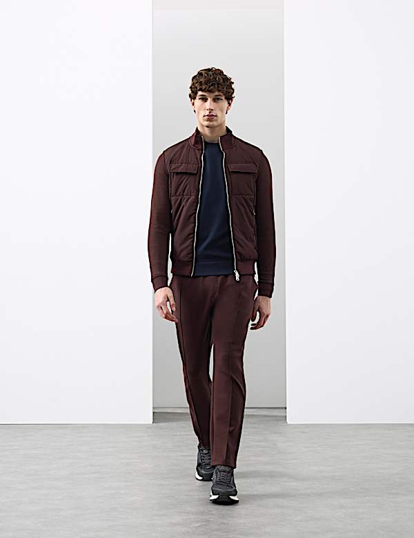 Cotton Rich Zip Up Pocket Jacket - KR