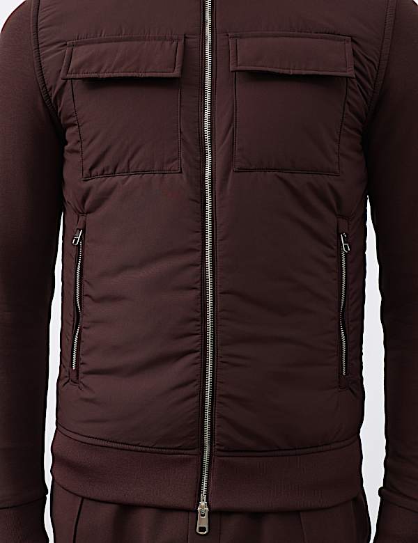 Cotton Rich Zip Up Pocket Jacket - KR