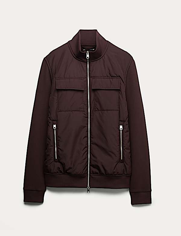 Cotton Rich Zip Up Pocket Jacket