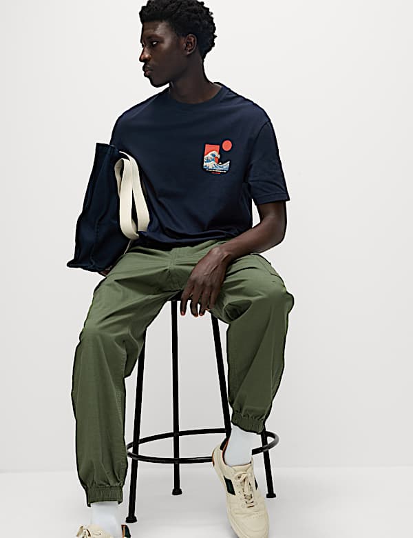 Pure Cotton Japanese Graphic T-Shirt - NL