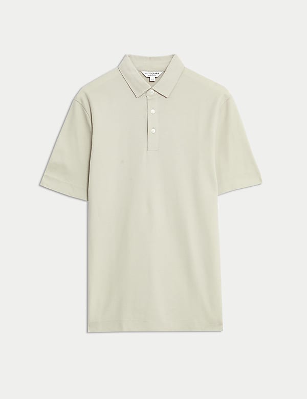 Pure Cotton Micro Pique Polo shirt - ID