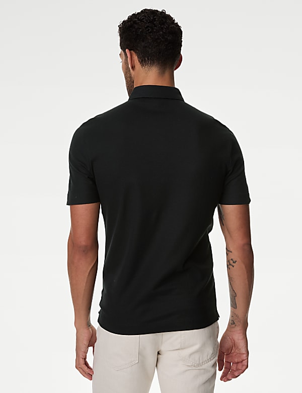 Pure Cotton Micro Pique Polo shirt