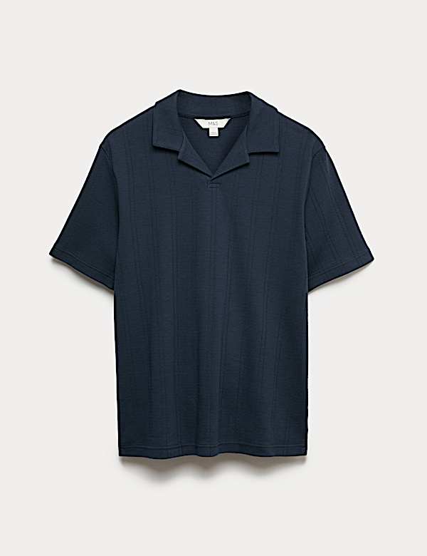 Pure Cotton Revere Polo Shirt - CZ