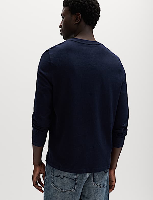 2 Pack Pure Cotton Long Sleeve T-Shirts - MV