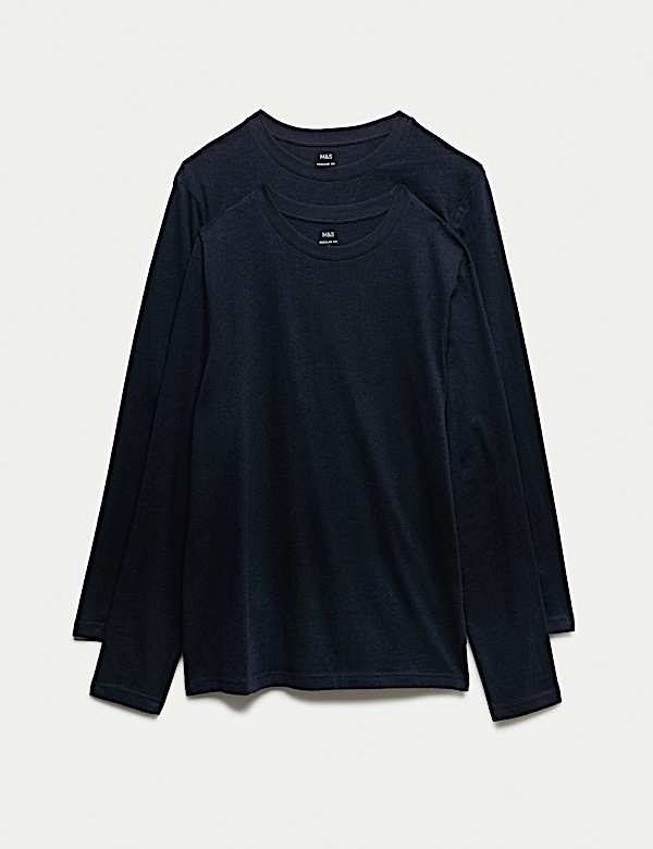 Μακρυμάνικο T-shirt από 100% βαμβάκι, σετ των 2 - GR