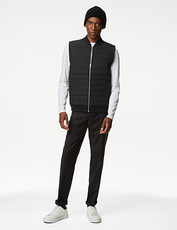Cotton Blend Quilted Gilet