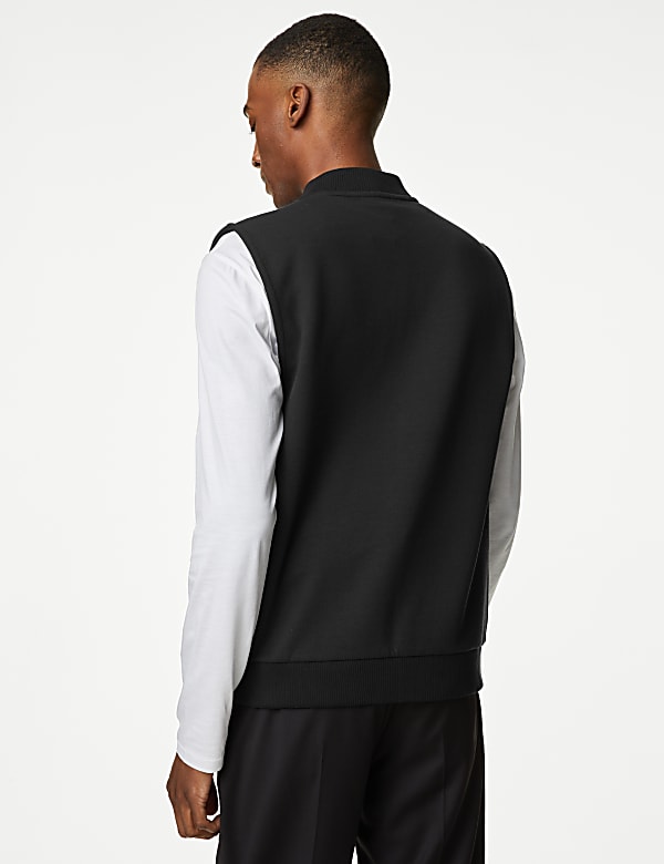 Cotton Blend Quilted Gilet