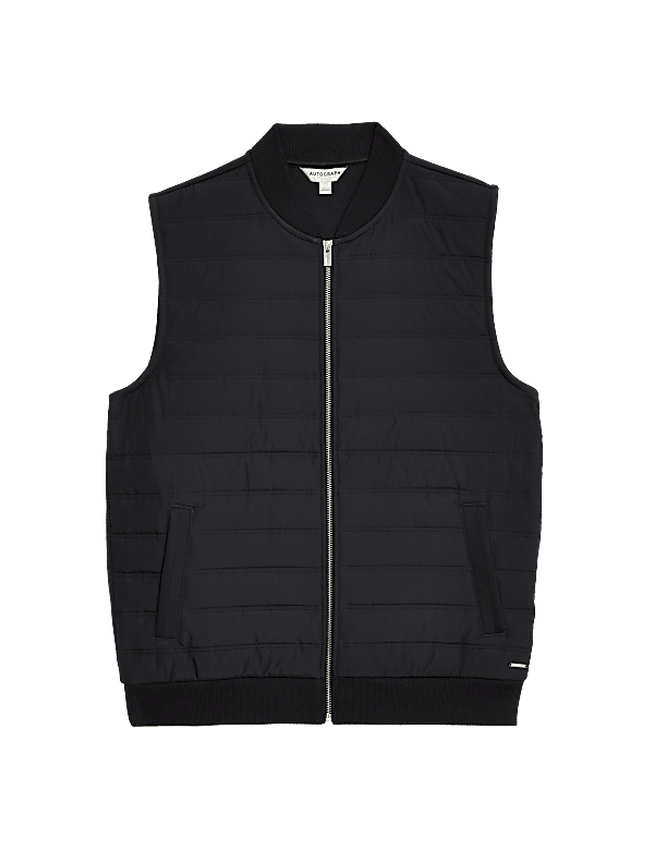 Cotton Blend Quilted Gilet