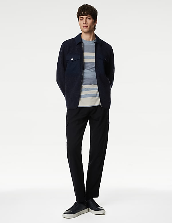 Pure Cotton Striped T-Shirt