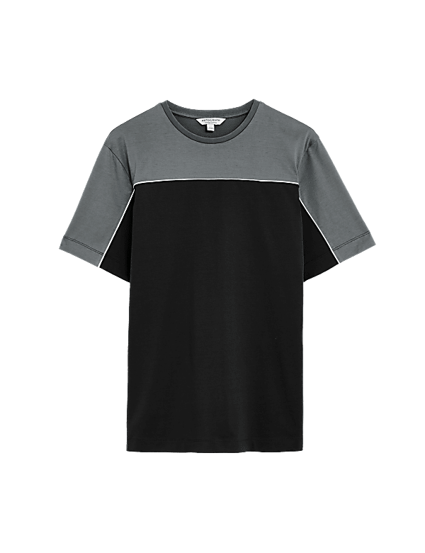 Pure Supima® CottonColour Block T-Shirt