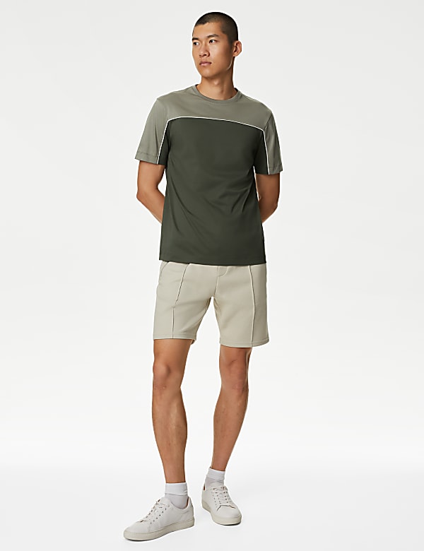 Pure Supima® CottonColour Block T-Shirt