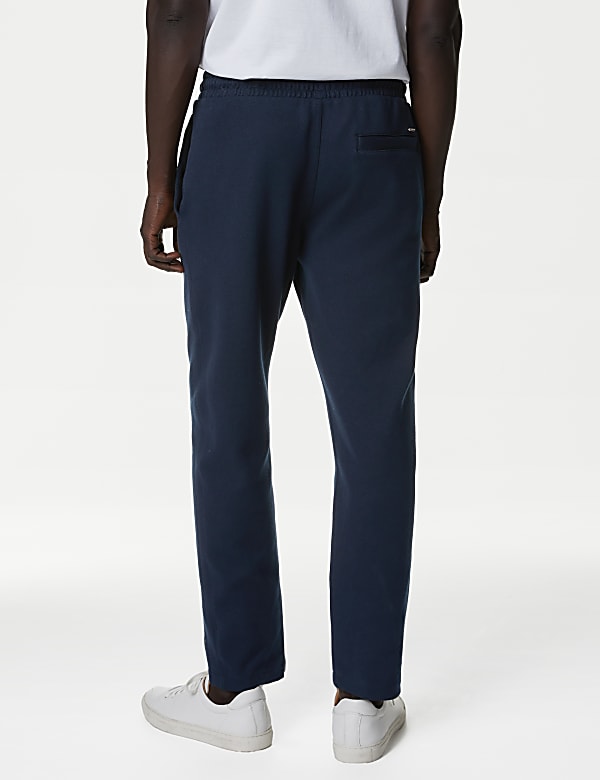 Cotton Rich Straight Leg Textured Joggers