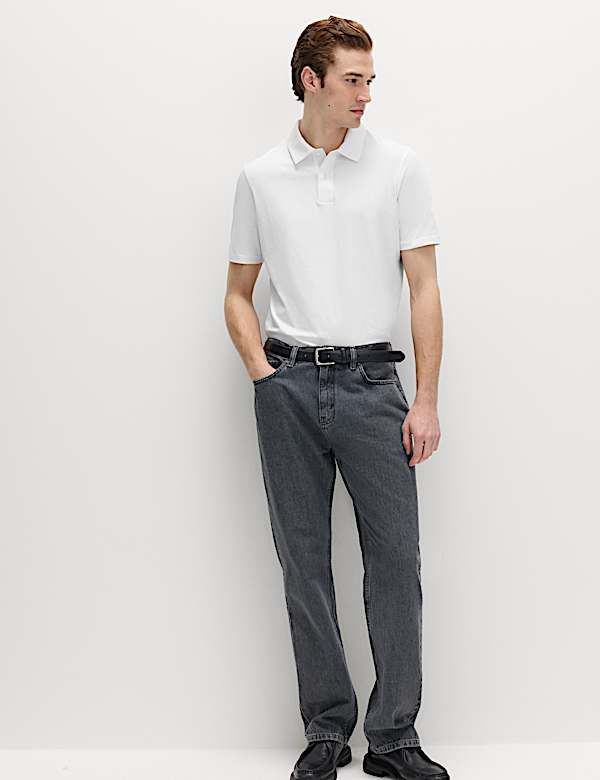 5 Pack Pure Cotton Polo Shirts - IL