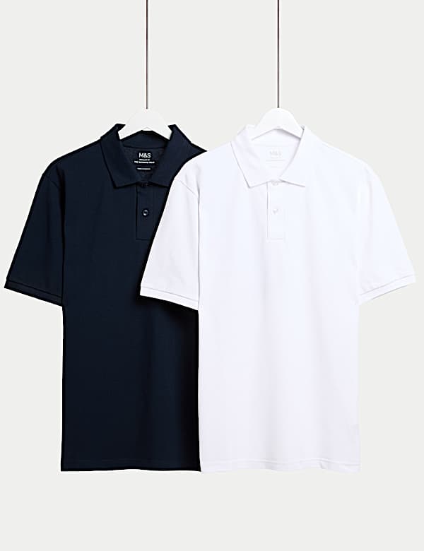 Set van 2 katoenrijke Ultimate-poloshirts - NL