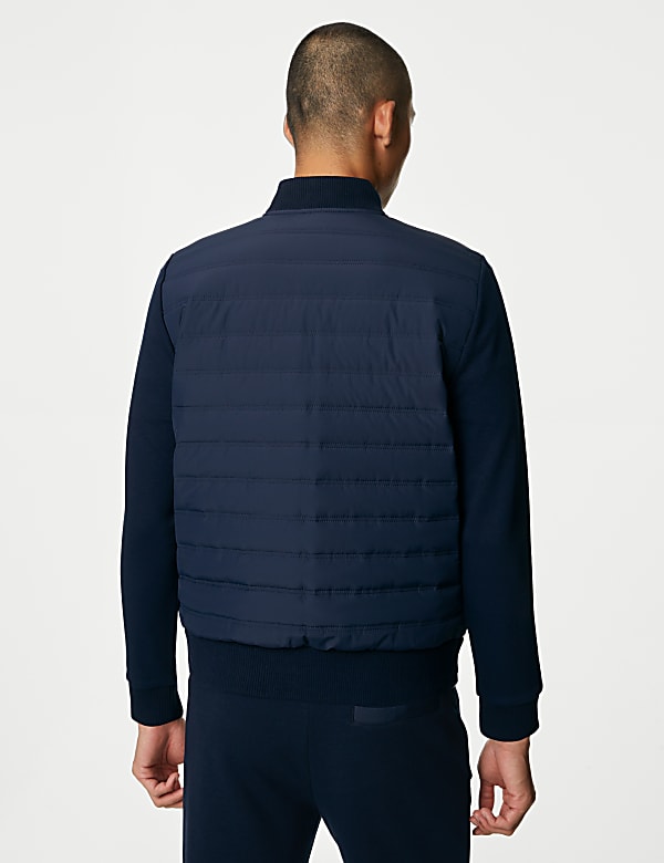 Quilted Bomber Jacket