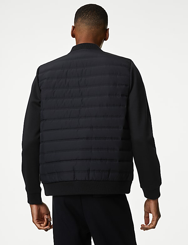 Quilted Bomber Jacket