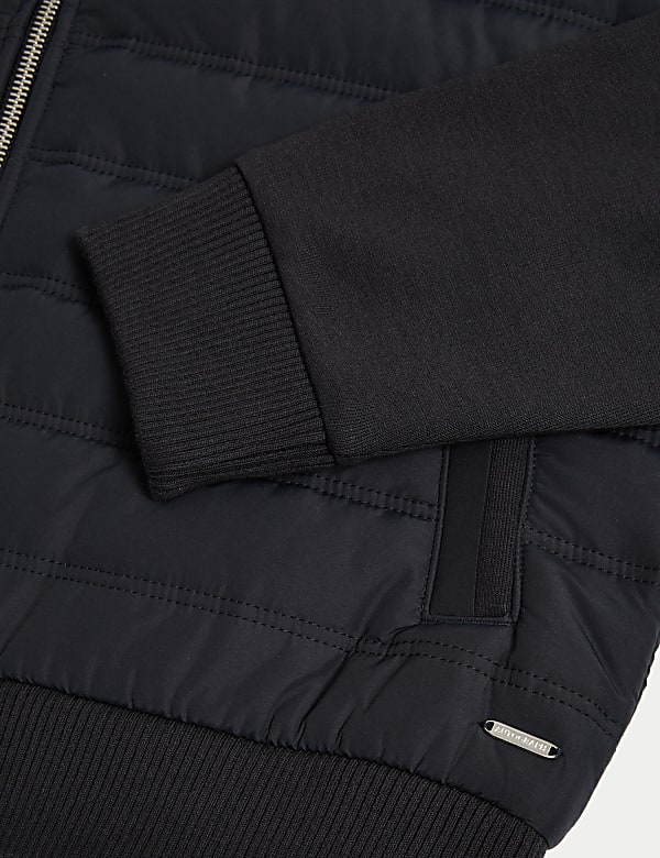 Quilted Bomber Jacket