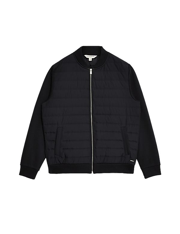 Quilted Bomber Jacket