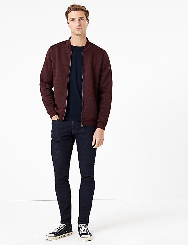 Jacquard Baseball Jacket